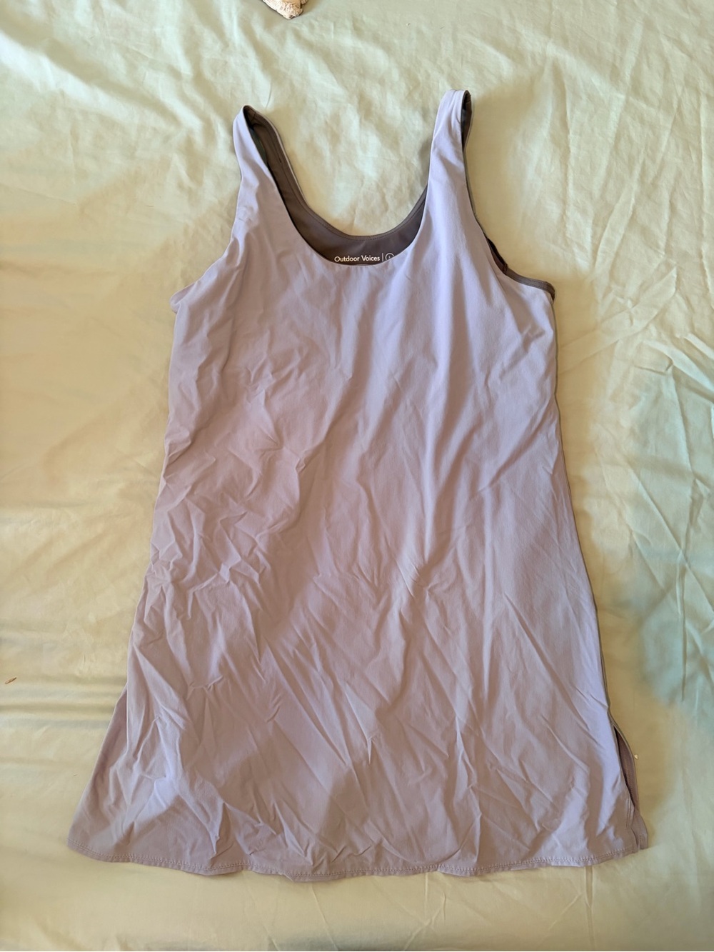 Outdoor Voices Soft Lavender Scoop Tank